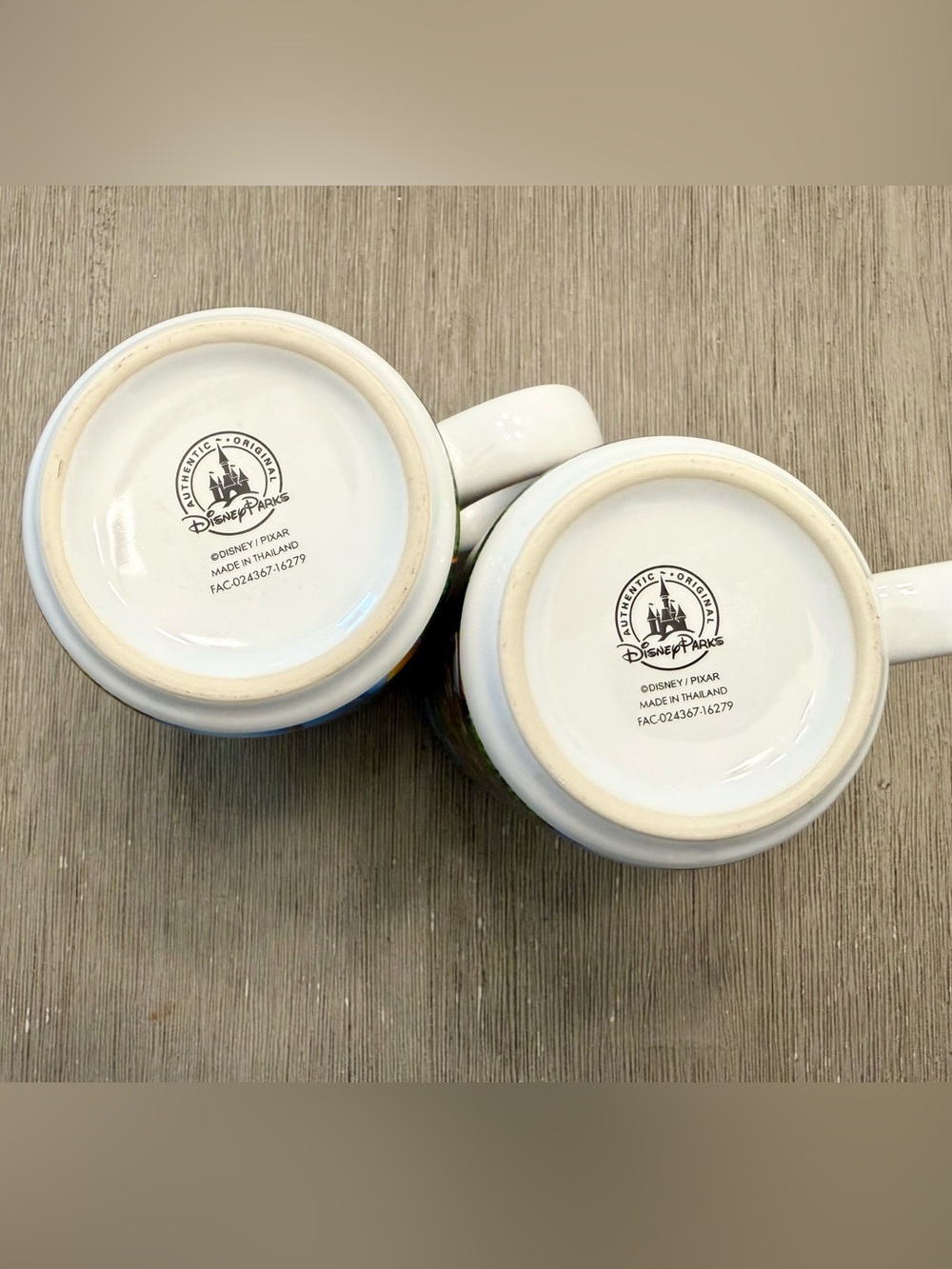 Disney Parks Grandma Grandpa Coffee Mug Set Walt Disney World Characters - Picture 5 of 7